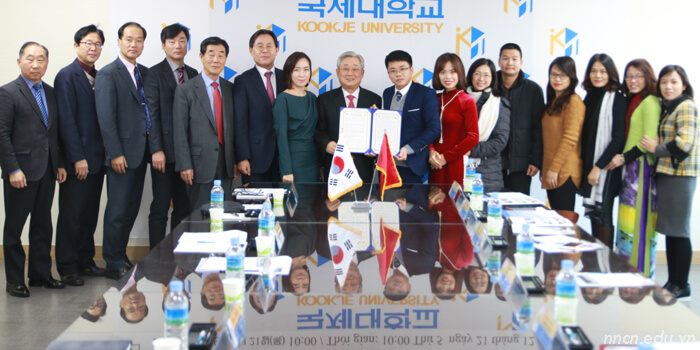Thăm và ký kết hợp tác với Trường Đại học Kookje - Hàn Quốc