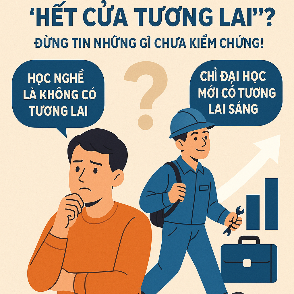 Học Cao Đẳng – Trung Cấp Là ‘Hết Cửa Tương Lai?