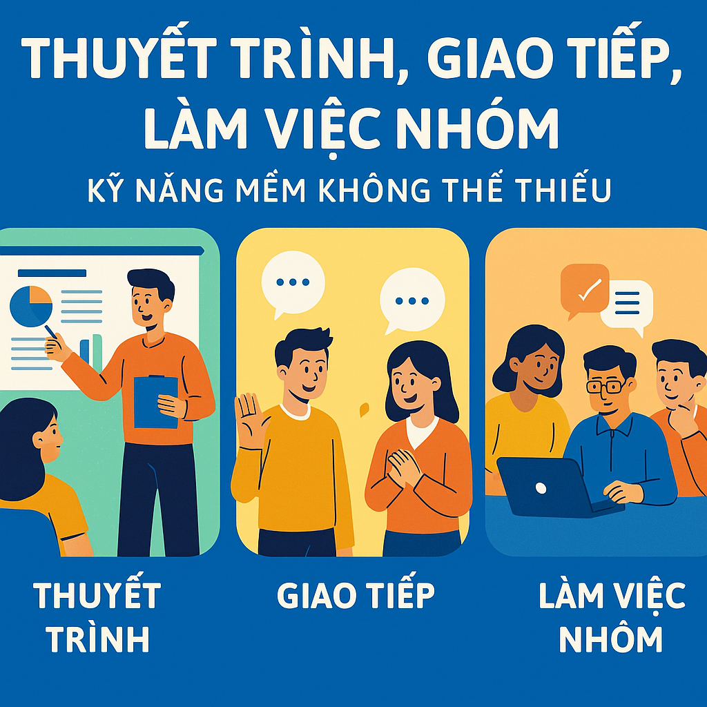 Thuyết Trình, Giao Tiếp, Làm Việc Nhóm – Kỹ Năng Mềm Không Thể Thiếu