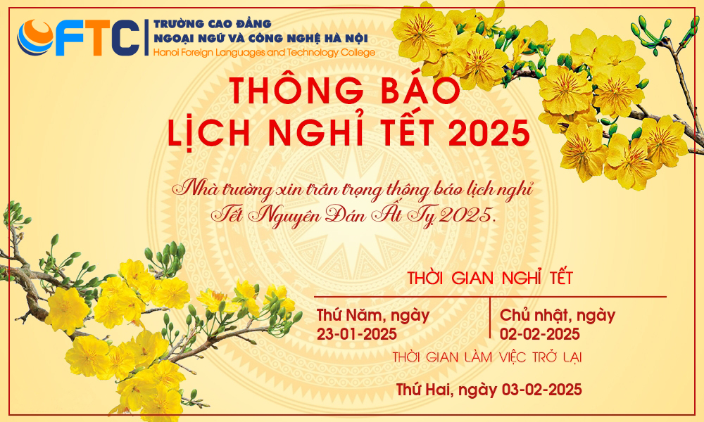 Thông báo Lịch nghỉ Tết dương lịch, Tết Nguyên đán Ất Tỵ năm 2025