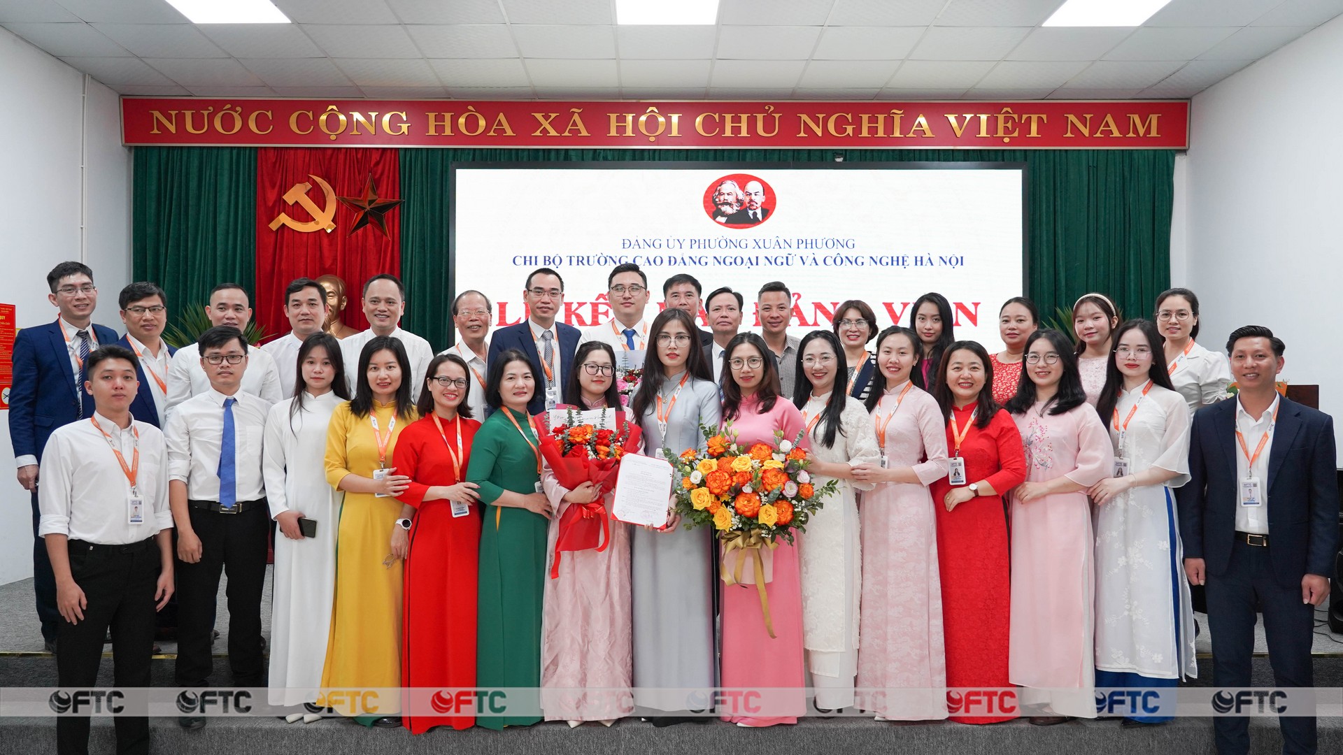 Lễ kết nạp Đảng viên mới tại Chi bộ FTC: Tiếp bước hào khí 22/12