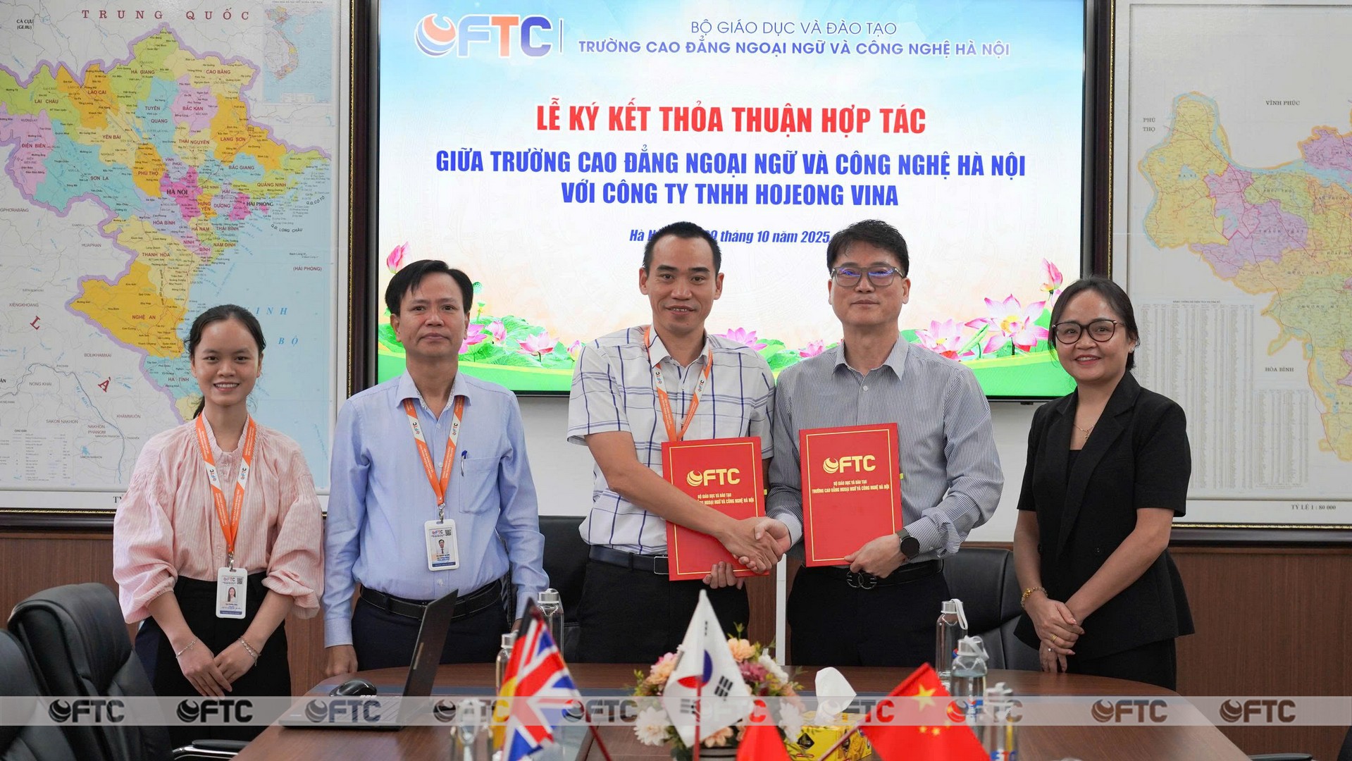 FTC Ký Kết Hợp Tác Với Công ty TNHH Hojeong Vina: Mở Rộng Cơ Hội Thực Tập, Việc Làm Cho Sinh Viên Ngành Ngôn ngữ Hàn