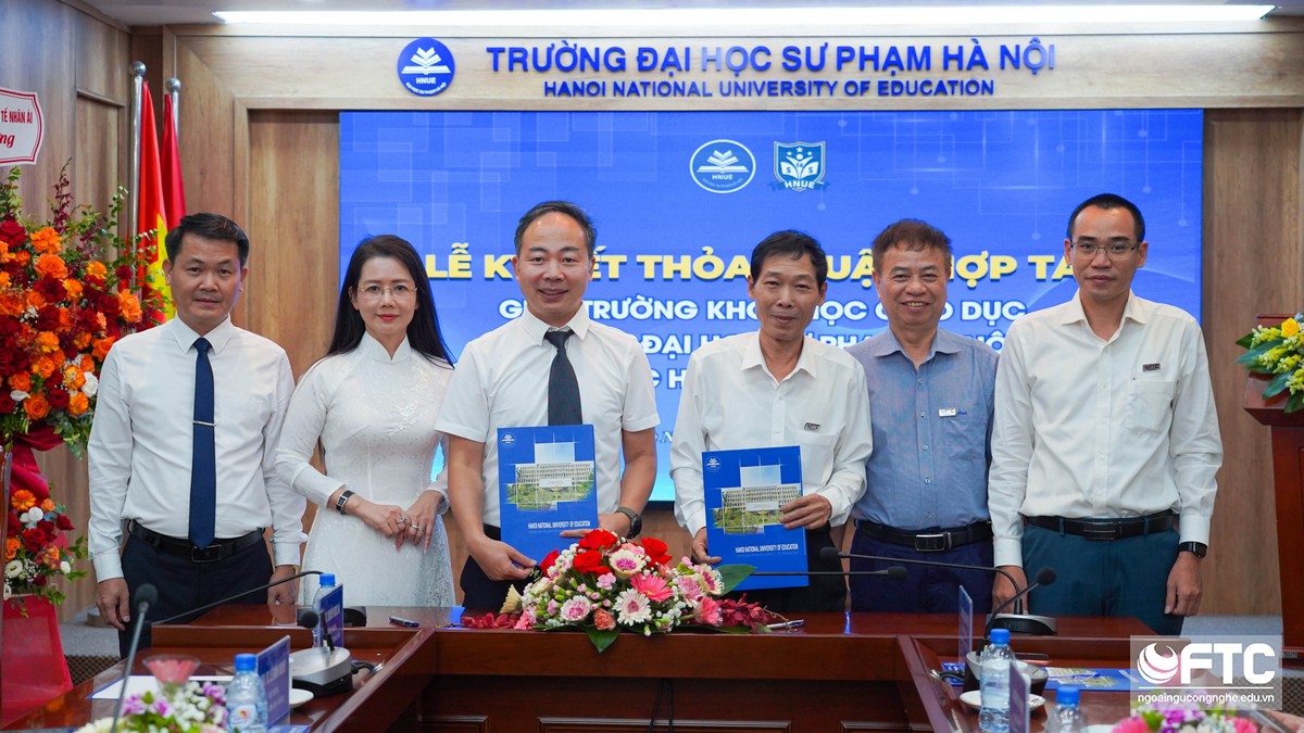 Mở rộng kết nối - Nâng tầm quản trị: FTC hợp tác chiến lược cùng Trường Khoa học Giáo dục -Trường Đại học Sư phạm Hà Nội