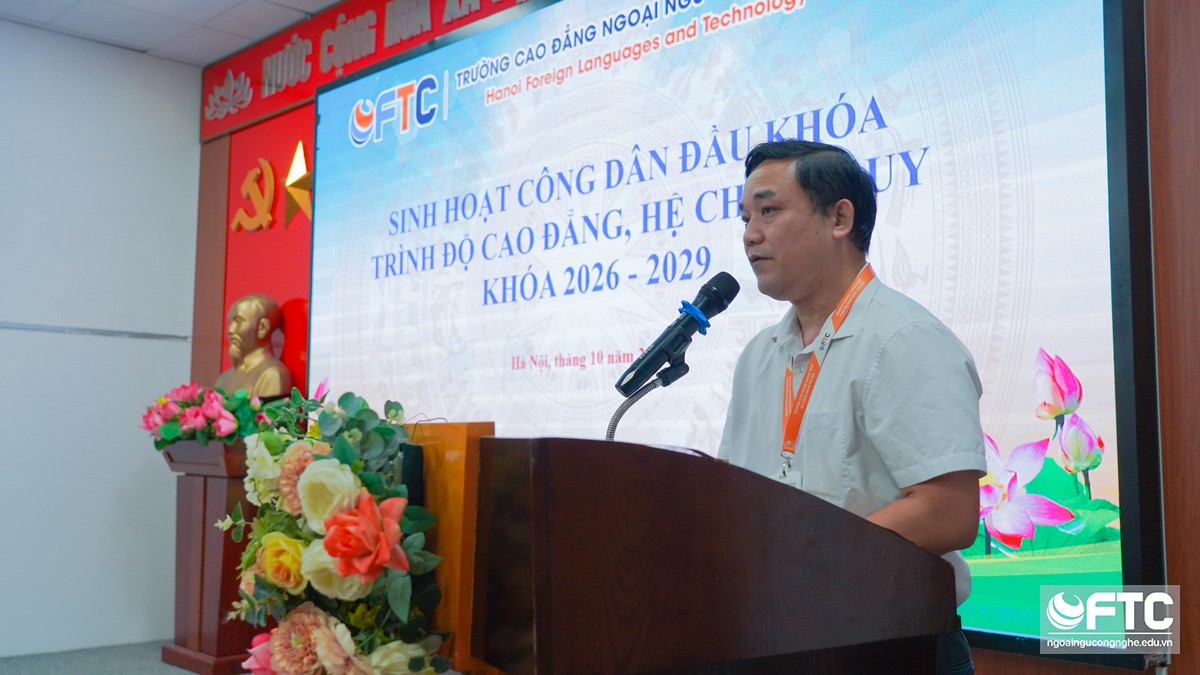 Tân sinh viên K26 FTC: Vững bản lĩnh, rõ mục tiêu, sẵn sàng chinh phục hành trình tri thức mới
