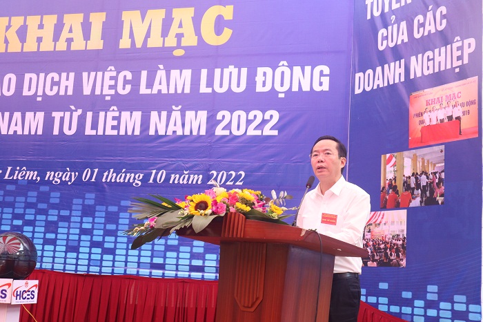 Phiên giao dịch việc làm tại quận Nam Từ Liêm năm 2022