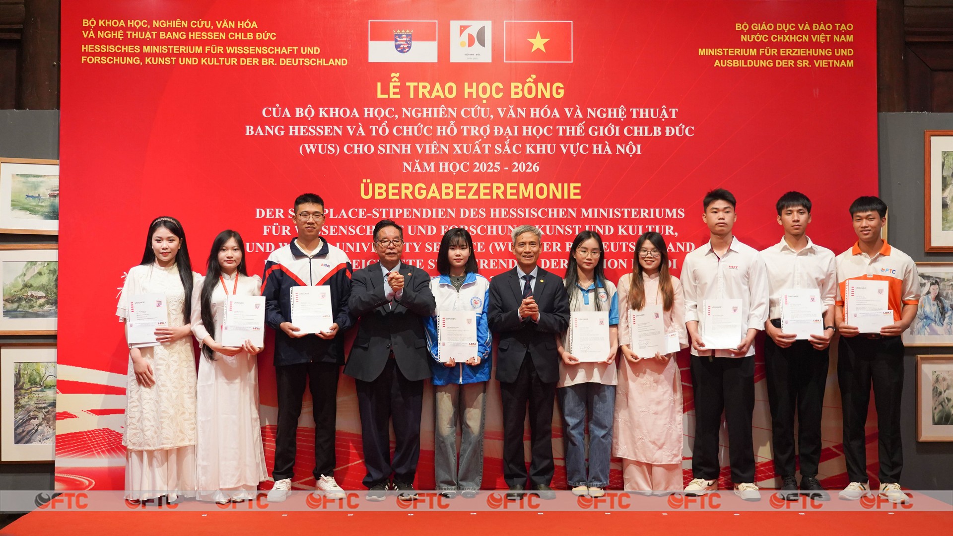 Sinh viên FTC vinh dự nhận học bổng bang Hessen, Cộng hòa Liên bang Đức năm học 2025 - 2026